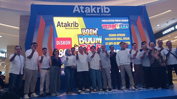  Atakrib Gelar Pameran Elektronik Terbesar lewat Technofest Boom Boom Sale 2025    