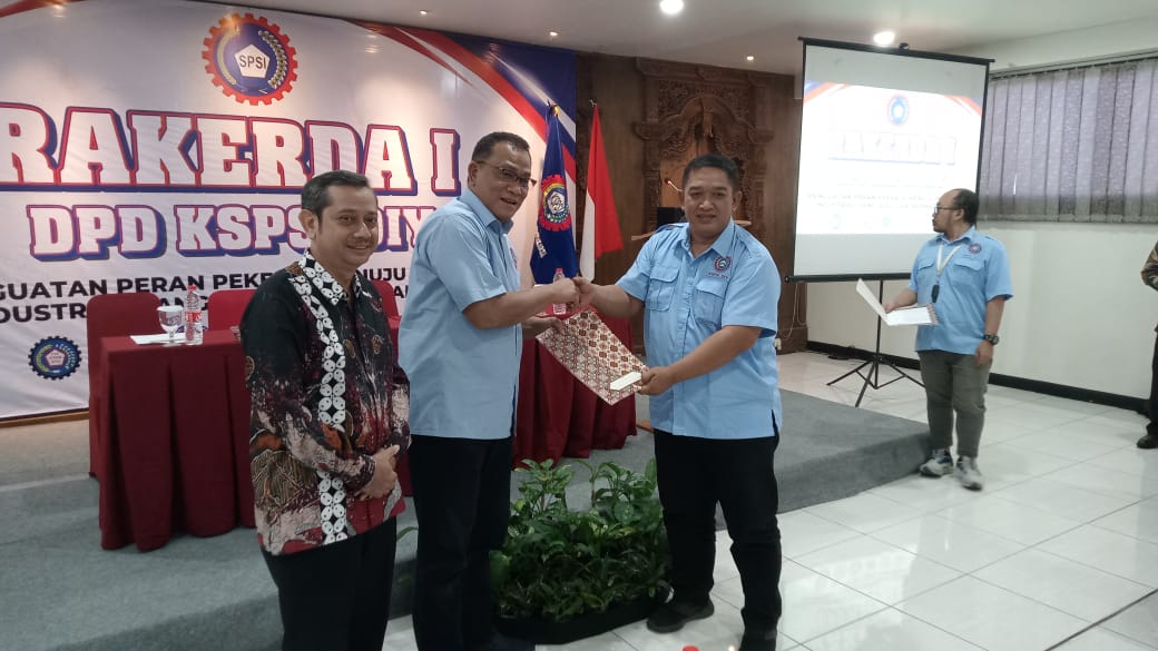 KSPSI DIY Gelar Rakerda Pertama  Jumhur H  : Serikat Pekerja ada jauh sebelum ada PBB