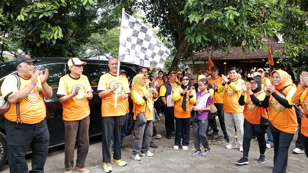 Peringati HUT  ke 68 dengan Jalan Sehat Kosgoro 1957 DIY Siapkan Kader Terbaik untuk Pemilu 2029