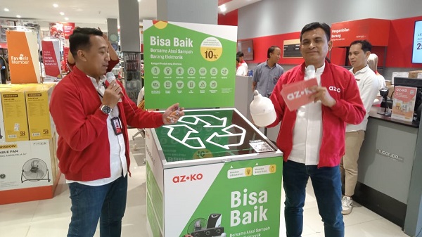 Program Bisa Baik AZKO Selesaikan Masalah Limbah Elektronik