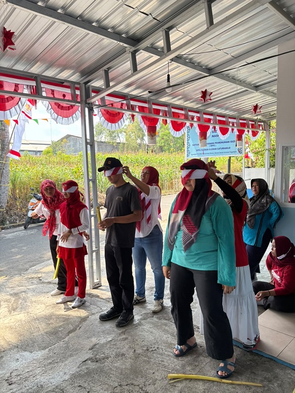 SPPG Caturharjo  Sleman Semangat Rayakan HUT RI, Kemerdekaan Dimaknai dengan Kebersamaan